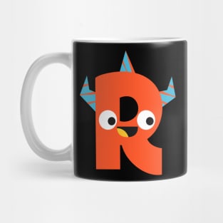 R Letter Mug